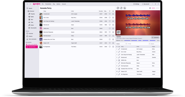 Download KaraFun and start singing